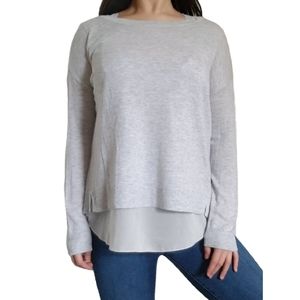 Light Heather Grey Sweater